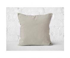 Soleil docre 543544 Panama Coussin dÃÂ©co Coton Ecru 40 x 40 cm