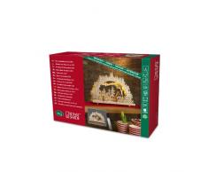 Konstsmide 2828-100 Chandelier Bois Forrêt + 10 LED Blanc Chaud + Alimentation 4,5 V