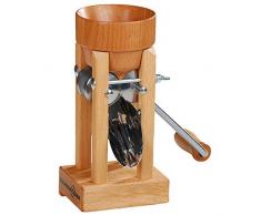 Eschenfelder Floconneuse pour Grain, en Bois, modèle de Table avec Entonnoir en Bois, manivelle de 20 cm