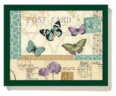 Creative Tops Plateau avec Coussin intégré pour Ordinateur Portable Multicolore/Motif Carte Postale