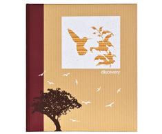 Innova Q7308147 Album Photo Traditionnel, Carton, Beige, Blanc, Rouge, 33 x 29 x 3 cm