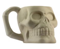 thumbs Up! - Skull Mug - Tasse Céramique en forme dun crâne - blanc - 450ml - 1001452