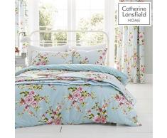 Catherine Lansfield Home Parure Housse de Couette 2 Personnes Canterbury avec Motif Floral - Multicolore - 200 x 200cm