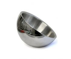 Saveur et Degustation KA1122 Bol Incline Double PAROI INOX 19.5CM