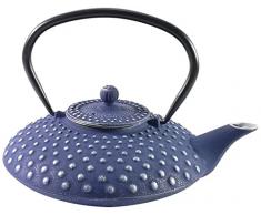 Buckingham Motif Ã Picots ThÃ©iÃ¨re ThÃ©iÃ¨re 800Â ML avec Maille en Acier Inoxydable Infuseur, Bouilloire, Fonte, Bleu/Argent, 18.3Â x 18.3Â x 8.9Â cm