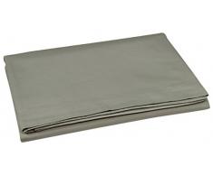 VENT DU SUD Drap Plat, Coton, Taupe, 300x240 cm