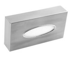 mediclinics ai0985cs – Mouchoirs cosmétiques Box acier inoxydable Boîte pour mouchoirs en distributeur de table ou mural