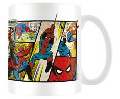 Marvel Comics MG23438 Marvel Retro (Spider-Man Panels) Mug, Céramique, Multicolore, 11oz/315ml