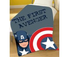 Zap Couverture Polaire Motif Captain America
