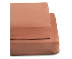 IRISETTE 0006_51_147967 Merkur Drap Housse en Flanelle cuivré 100 x 200 cm