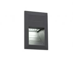 Faro Barcelona 70401Â âÂ Sula Lampe Ã encastrer pour extÃ©rieur Gris foncÃ© 15Â LED 1Â W 4000Â K