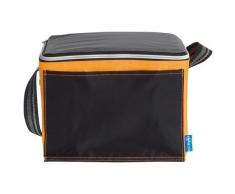 eBuyGB Sac Isotherme de pour Votre dÃ©jeuner. en Polyester, Couleur Noir et Orange.