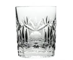 Verre de BohÃªme Lady Verres de Whisky Floral, Verre, 9Â x 9Â x 11Â cm, 6Â piÃ¨ces