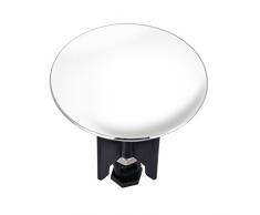 Wenko 21388100 Bouchon de Lavabo Blanc Taille XL Dimensions 6 x 6 x 6,5 cm
