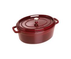 Staub Fonte 1103387 Cocotte Ovale Majolique Grenadine 33 cm
