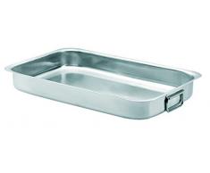 Artame ART19240 Plat Ã Four 40x27x7cm Compatible Tous Feux Dont Induction INOX 18/10, 18 cm