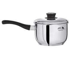 Artame ART82626 Casserole Bain Marie avec Couvercle Inox 16 cm