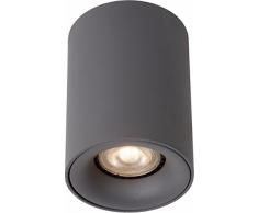 Lucide BENTOO-LED - Spot Plafond - Ã 8 cm - LED Dim. - GU10 - 1x4,5W 3000K - Gris