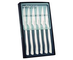 Arcos 378000 Ensemble 6 Steak Lame CrantÃ©e, Acier Inoxydable, Argent, 12,5 x 20 x 20 cm