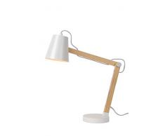 Lucide TONY - Lampe De Bureau - Blanc