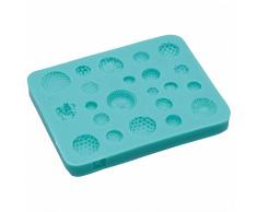 Kitchen Craft SDIFM06 Moule Sweetly Does It Boutons en Silicone, Bleu, 9 x 12 x 16 cm