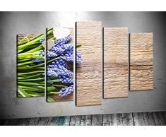 Bonamaison Peinture sur toile, multicolore, 100 x 60 cm, 5 unit - ConÃ§u et fabriquÃ© en Turquie