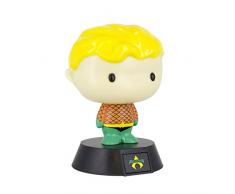 Paladone 74480003414 Veilleuse DC Comics, modèle 3D Aquaman 10 cm, Plastique, Multicolore