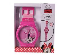FUN HOUSE 297751 Minnie Horloge Montre Geante Plastique 92 x 18 x 4 cm