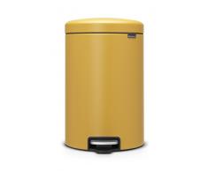 Brabantia Poubelle Ã PÃ©dale NewIcon Sense of luxury,20 litres - Moutarde