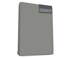 Bed-Fashion Drap-Housse, Flanelle, Gris, lit Simple, 80Â x 200Â cm