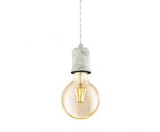 Eglo Yorth Suspension en acier 60 W Blanc froid