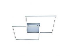 Unbekannt 6430-55 Plafonnier, Plastique, Gris, 68 x 68 x 6,5 cm