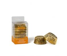 Decora 60 pièces Cuisson Tasse, 50 x 32 mm, Doré, 60 pièces