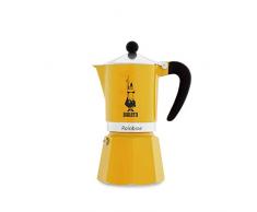 Bialetti 4983 Cafetière Italienne, Aluminium, Jaune, 6 Tasses