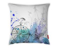 Bonamaison Housse de Coussin Multicolore 45 x 45 cm