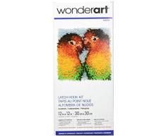 WonderArt Angel Kit de Tapis Ã Crocheter avec Motif Poisson