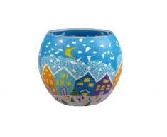 Him CC38 Winternight Photophore Verre Multicolore