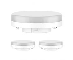 ledscom.de GX53 LED ampoule 4W=28W 280lm 100° blanche-chaude, 3 pcs
