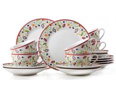 Ritzenhoff & Breker Service à café Doppio Shanti, Bunt, 0