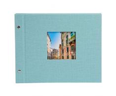 Goldbuch Bella Vista Album Photo à vis, Aqua, 40 mm