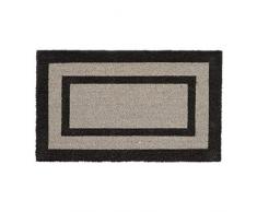 Relaxdays Paillasson long fibres de coco tapis de sol tapis porte dâentrÃ©e balcon jardin terrasse HxlxP : 75 x 45 x 1,5 cm face infÃ©rieure antidÃ©rapante caoutchouc PVC, couleur gris