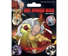 One Punch Man Vinyle autocollant, Multicolore, 10Â x 12.5Â cm