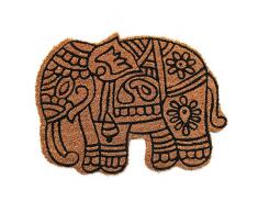 Coco&Coir® Paillasson en fibre de coco | 100 % Fibre de Coco Naturelle avec endos en PVC | Tapis Coco Premium | Paillasson très Absorbant | Tapis dEntrée, Exterieur et Intérieur