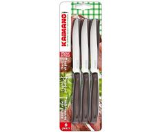 Kaimano KDN041806L Dinamik Lot de 6 couteaux Ã steak Marron