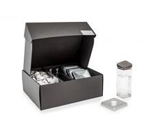 Napkin CREHO NPKHR00802 Set de Table Aluminium Noir 25 x 22 x 9 cm