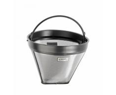 GEFU GE16010 Arabica Filtre Ã CafÃ© Permanent Acier Inoxydable Noir 12,8 x 10,5 x 11,9 cm