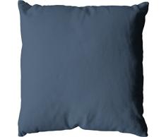 Enjoy Home Coussin 40x40, 400g Bleu Jean Coton, 40x40 cm