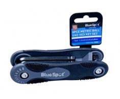 Blue Spot 15364 Lot de 8 clés métriques à tête sphérique
