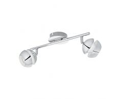 EGLO 95478 Spot, Acier, 3.3 W, Chrom, Weiss