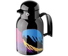 Helios Thermo Bird Carafe en Plastique 1 l, Plastique, Noir/Oiseau, 30 x 30 x 25.5 cm